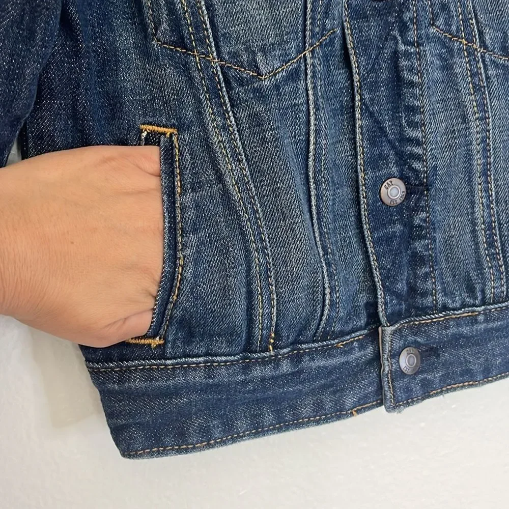 Gap Kids Girl Denim Jean Jacket Sz S(6-7)